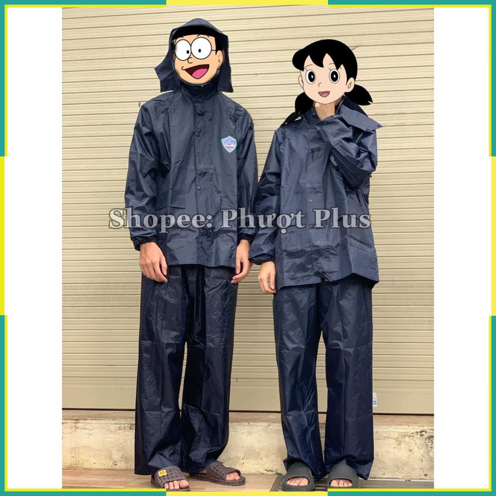 ÁO MƯA BỘ CAO CẤP 💦 DOLPHIN / RADO