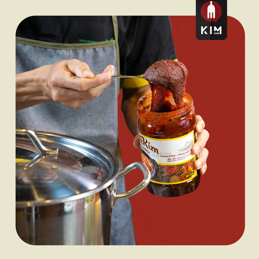 Sốt Nấu Mì Cay SauceKim (Hộp 1,2 Kg)