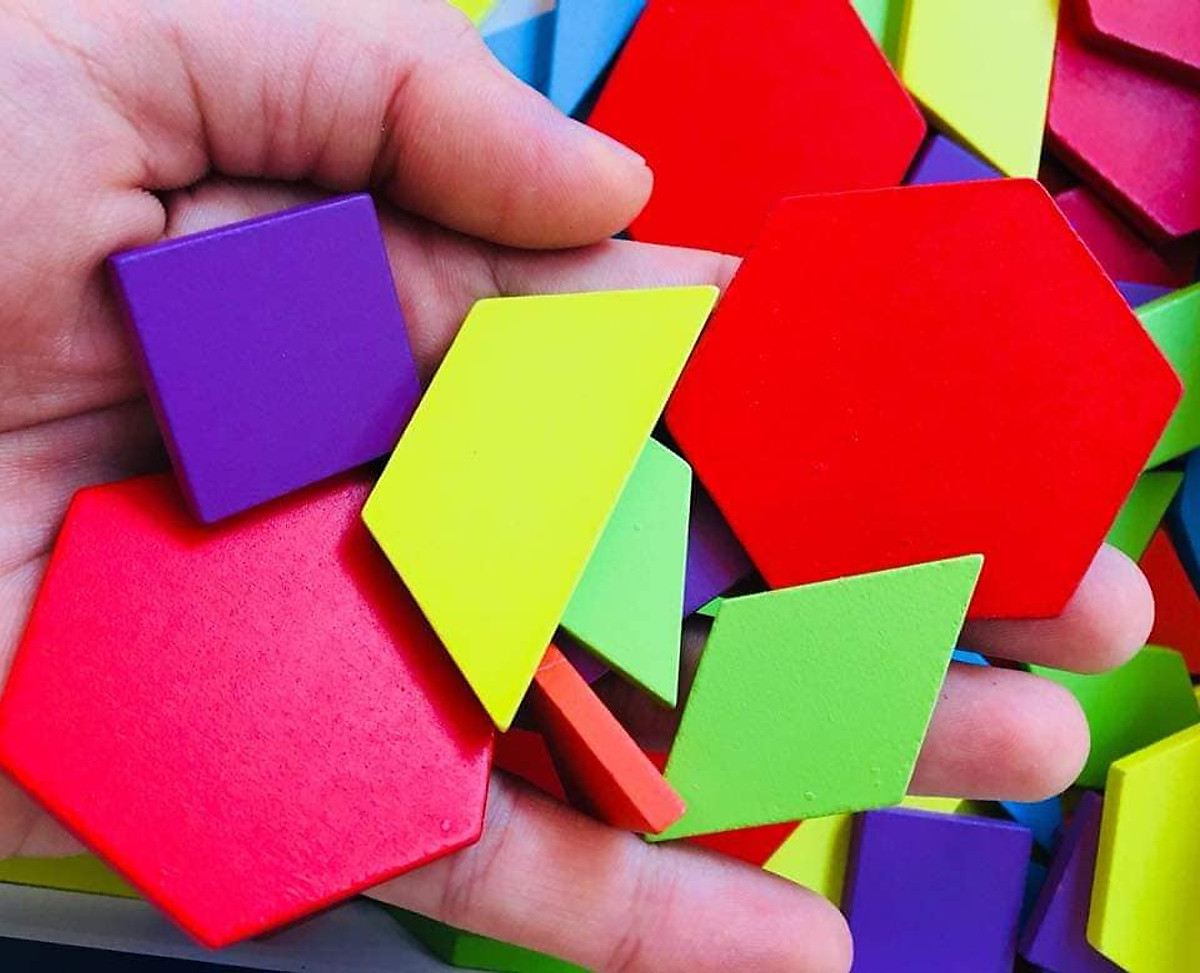 AIDS Montessori jigsaw thinking pattern block