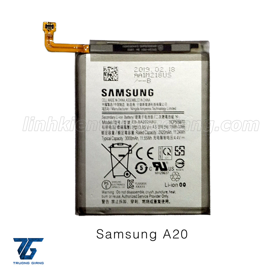 PIN SAMSUNG A20 / A205 / A50 / A505 / A30 / A305(BA505ABU / 3900mAh)