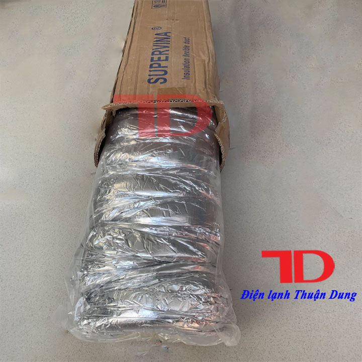 Ống gió mềm có bảo ôn D127mm x 8m