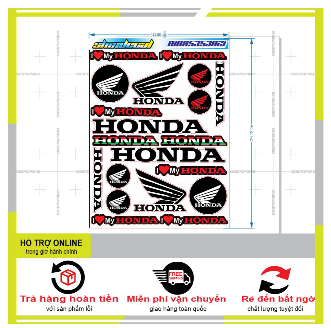 LOGO STICKER HONDA 05