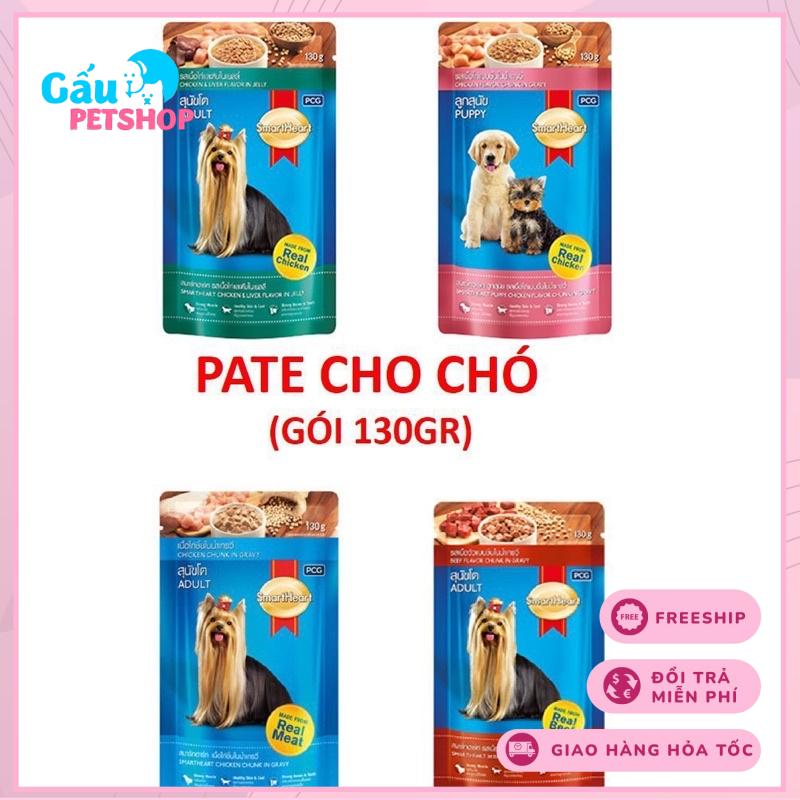 Pate Cho Chó Pate Smartheart Gói 130G
