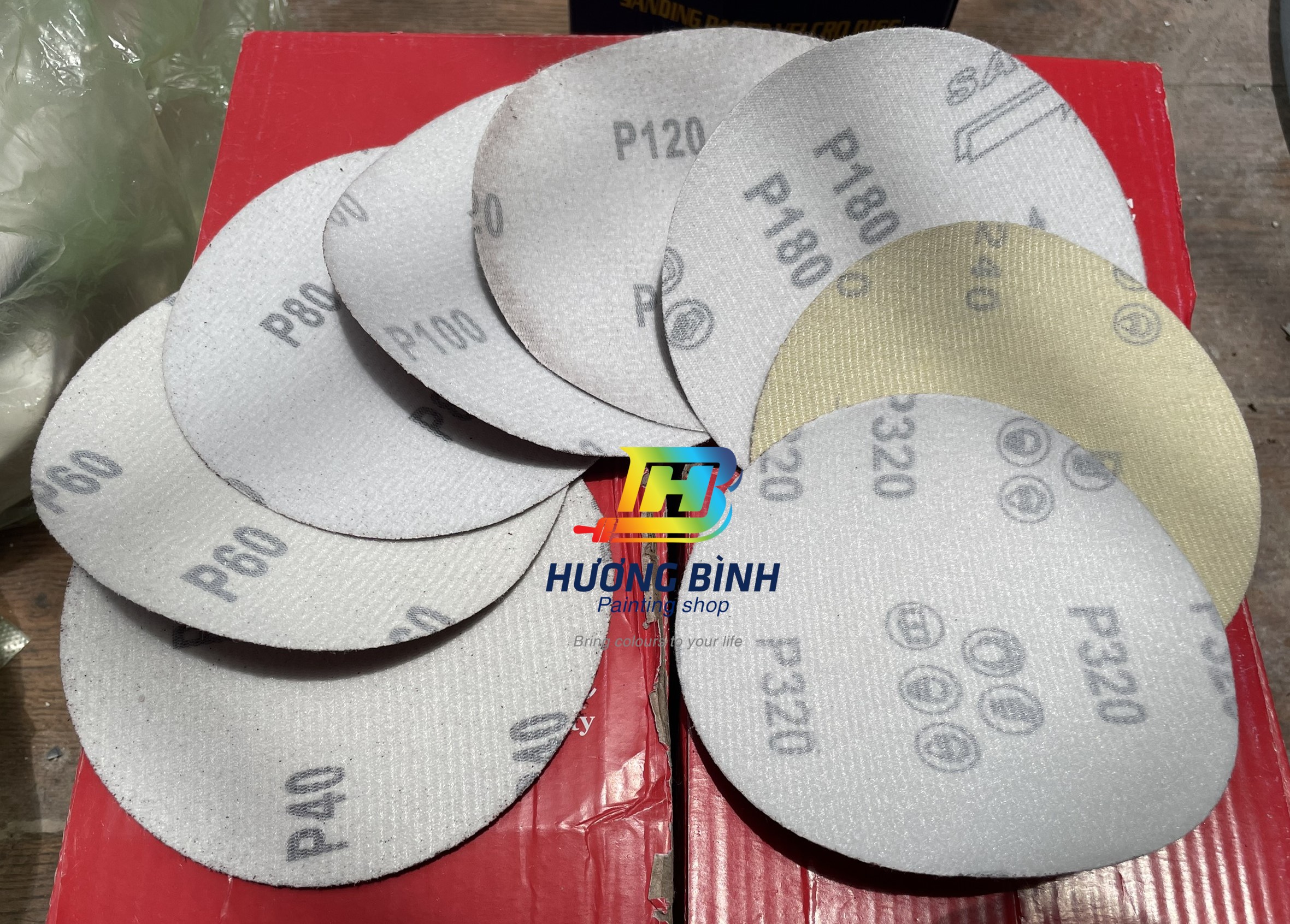 Nhám dĩa tròn không lỗ (125mm - 5inch)