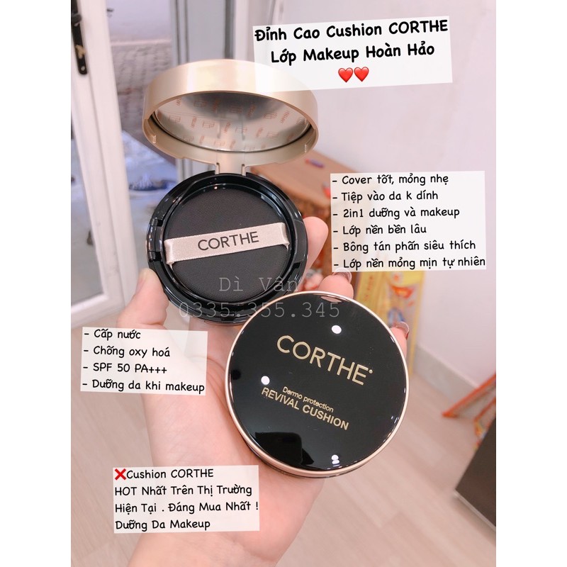 Phấn nước cushion Corthe Hàn Quốc SPF50+ PA+++
