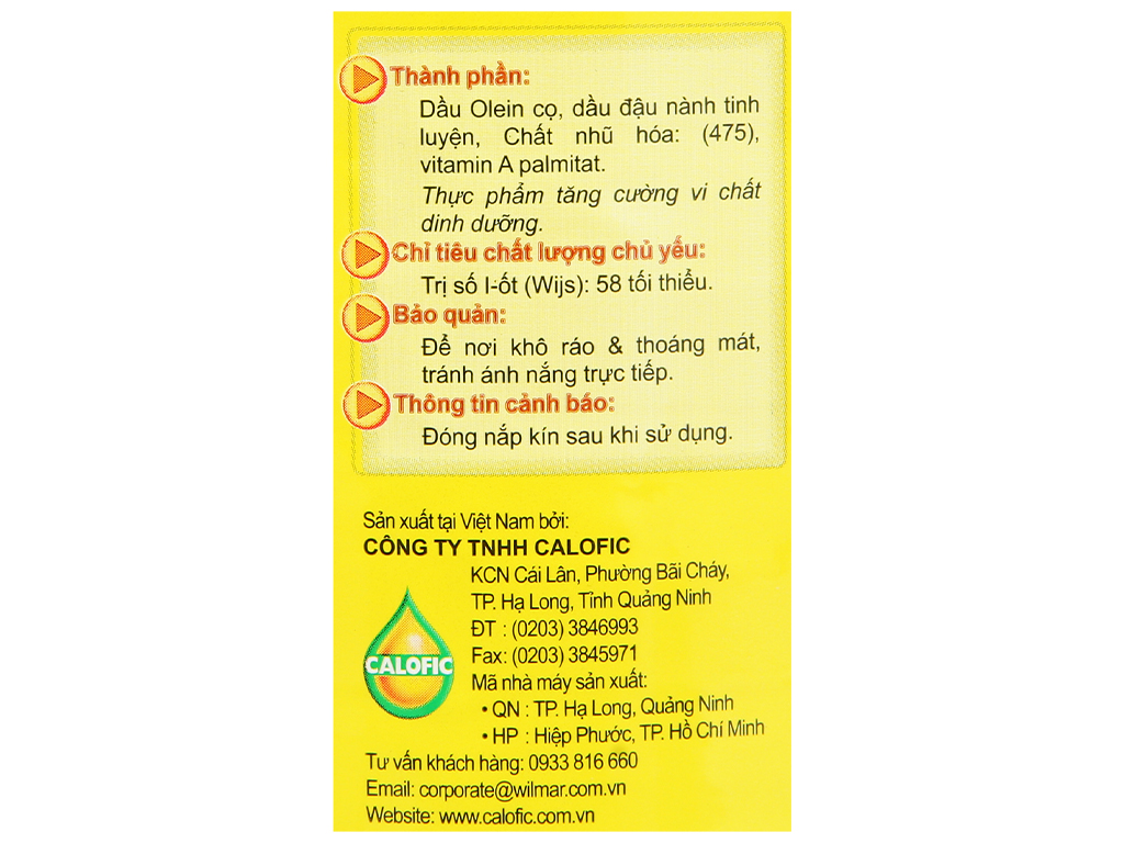 Dầu ăn Orchid chai 5 lít