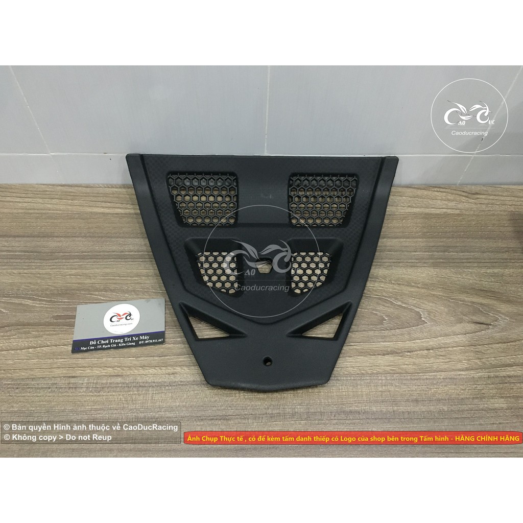 Chắn bùn trước EX150 Đen nhám vân cacbon 5D chắn bùn tam giác EXCITER 150 các đời bảo vệ lốc máy không bị bẩn