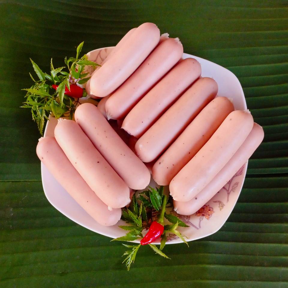 Combo 5 cuộn vỏ bọc xúc xích collagen phi 23mm