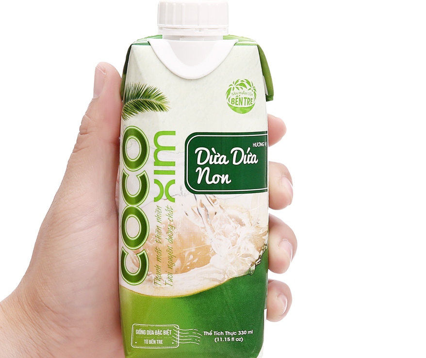 Combo 12 hộp Nước Dừa Dứa Non Cocoxim  330ml