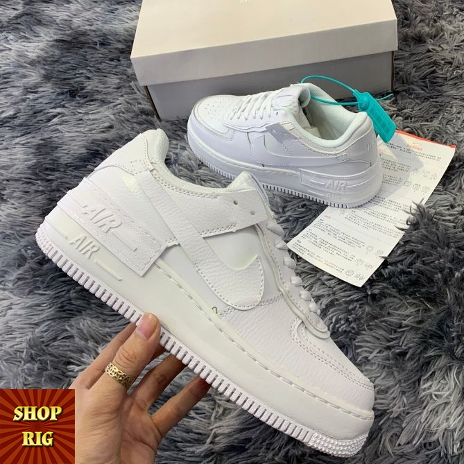 GIÀY THỂ THAO SNEAKER NỮ AF1 SHADOW WHITE