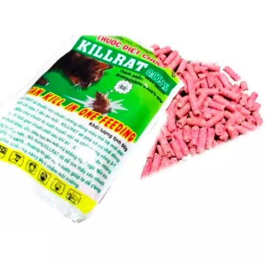 Thuốc diệt chuột Killrat - 50g - 2 gói
