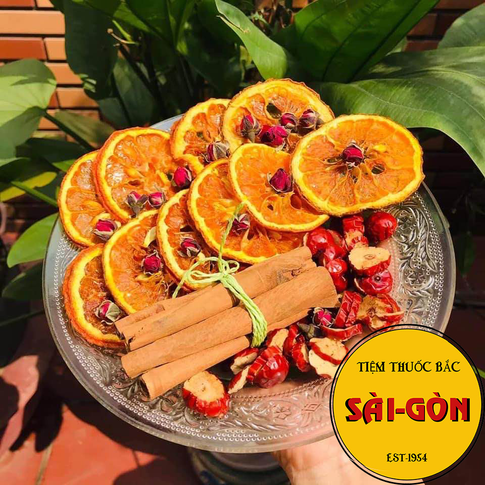 Trà cam quế hồng táo