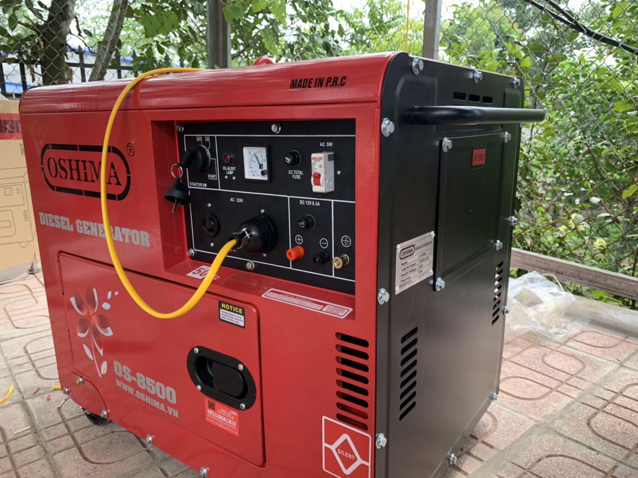 Máy Phát Điện Chạy Dầu 7kw Oshima 8500