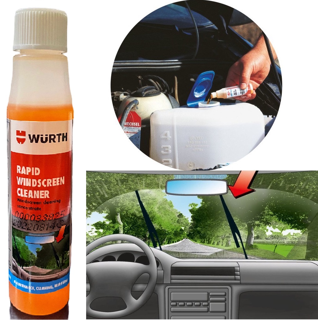 10 chai nước rửa kính lái oto