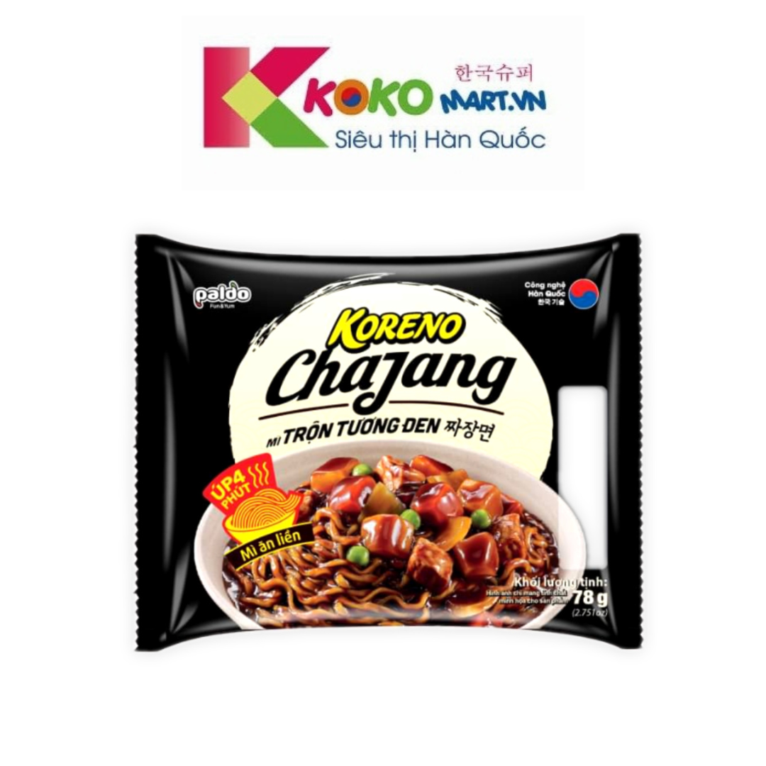 Mì trộn tương đen Koreno 78g