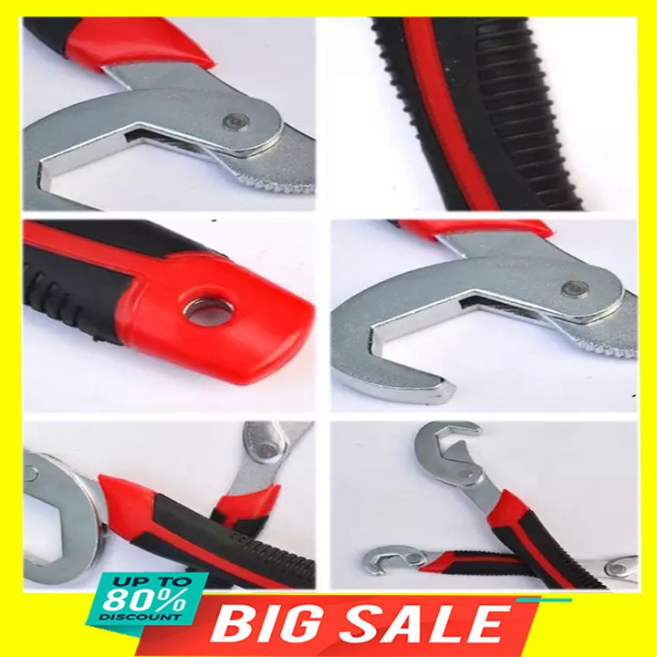 Bộ cờ lê mỏ lết đa năng 2 món tiện dụng vặn ốc đa năng