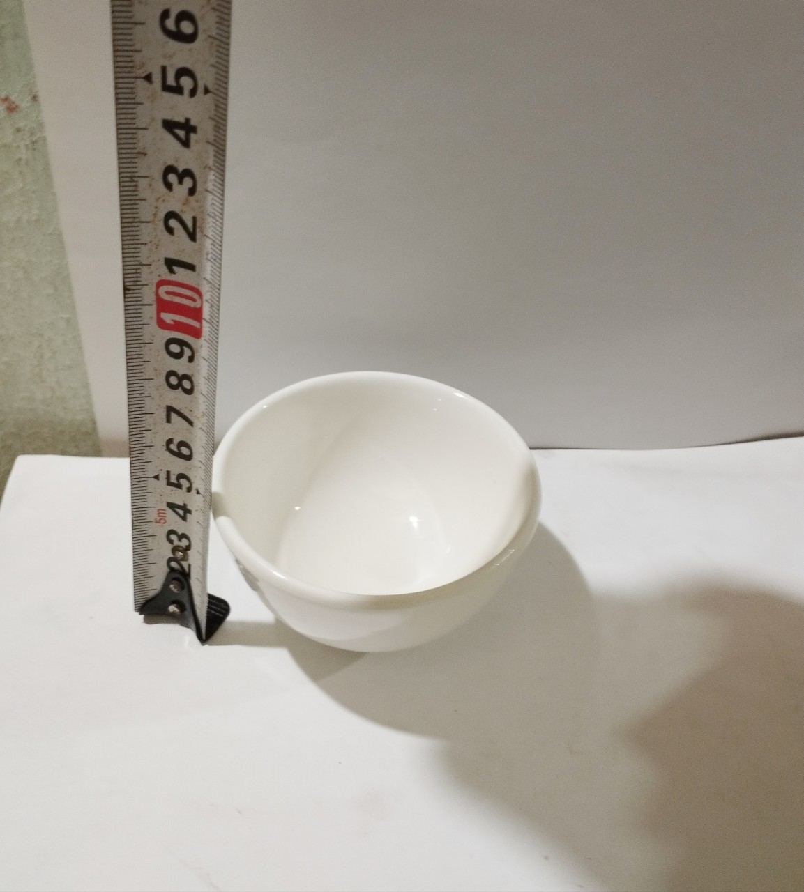 chén chấm sứ trắng 3.5'' (8cm)