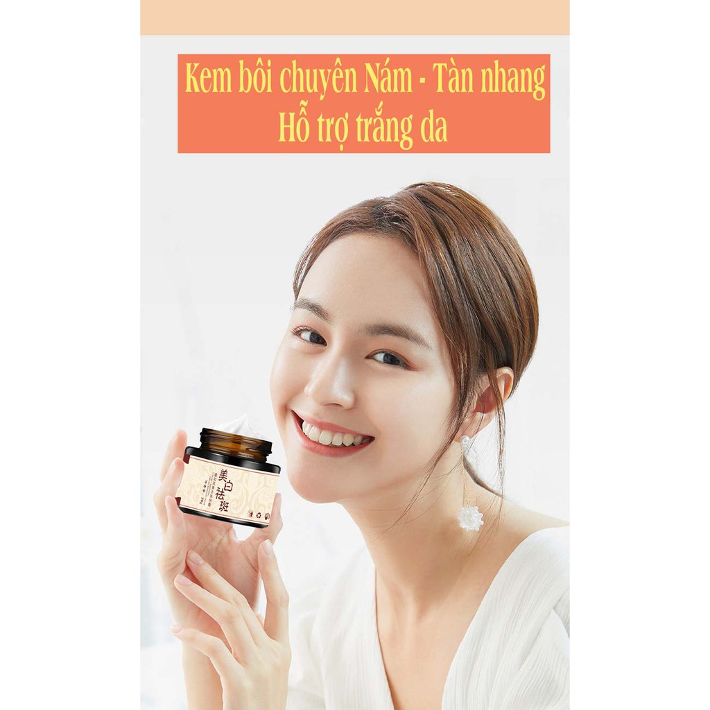 Kem bôi Nám - Tàn Nhang - Trắng da (Cực hiệu quả)