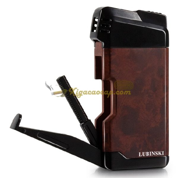 new design metal electronic tobacco pipe Gas lighter with pipe tool LUBINSKI FINE