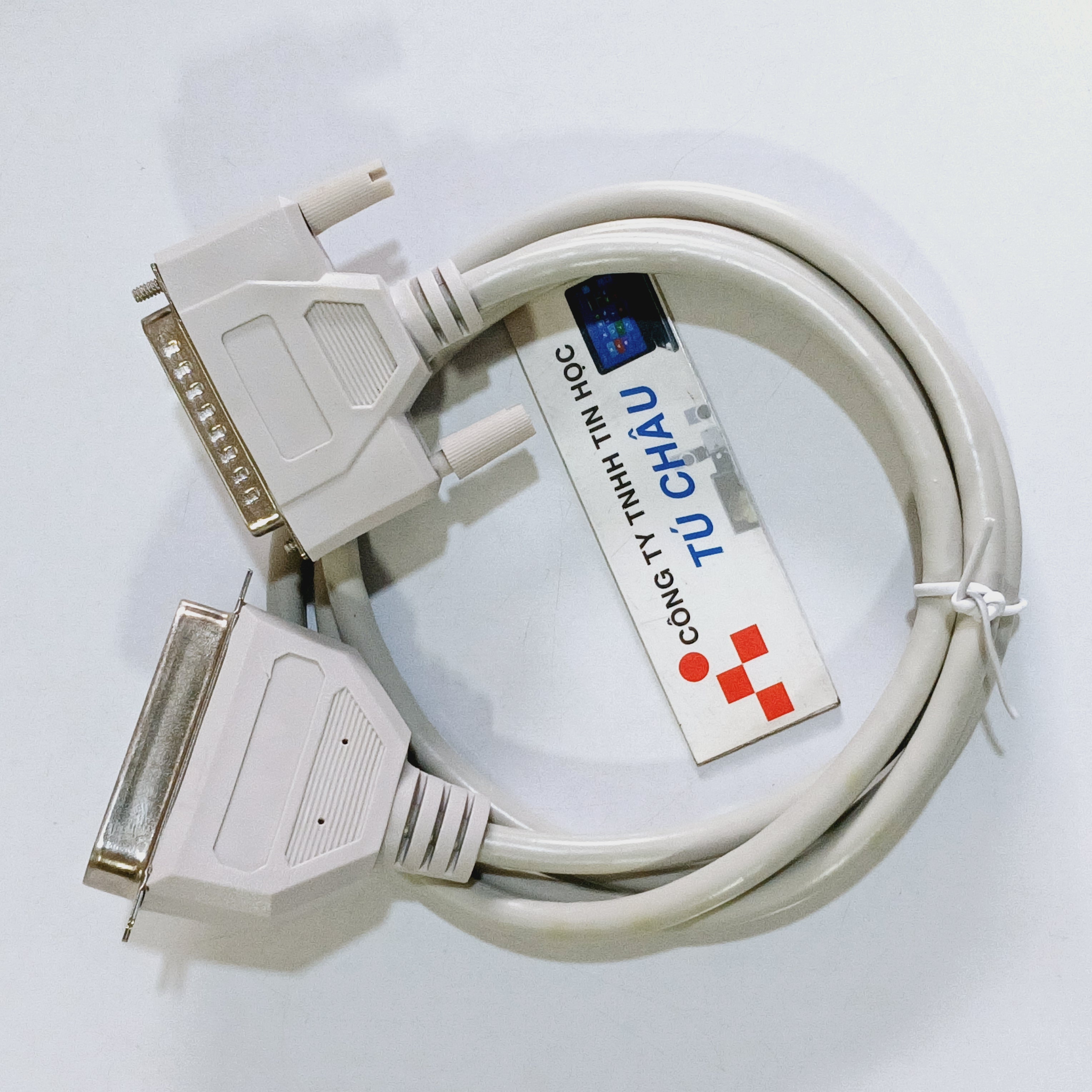 Cáp máy in Parallel (LPT) dài 1.5m / Chuẩn Com 25 Kim (DB25M) ra Parallel (LPT)