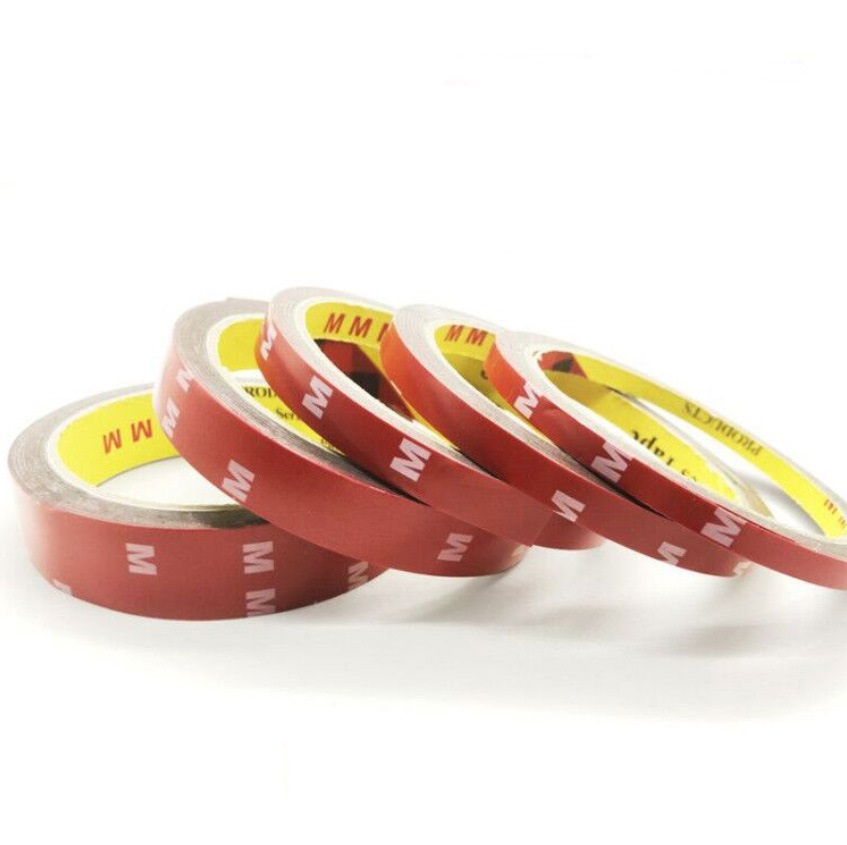Keo Dán Cường Lực 2 Mặt 3M Siêu Dính (Nhiều Size - Cuộn Dài 3 Mét)