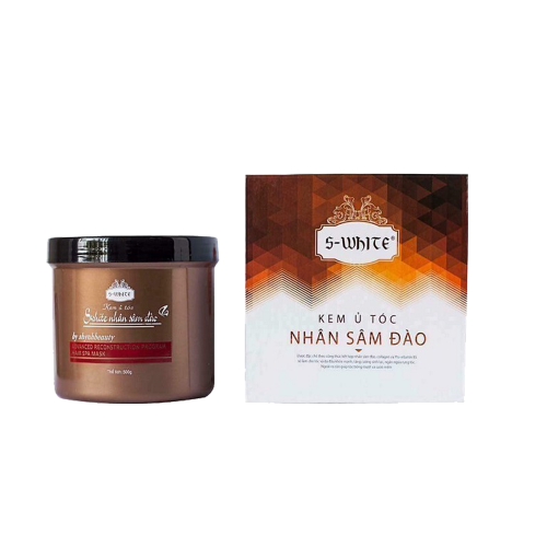 Kem Ủ Tóc Nhân Sâm Đào S-White 500g