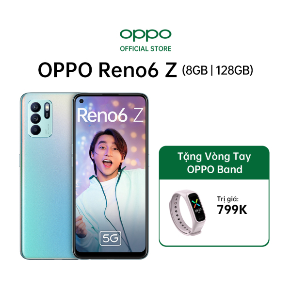 Điện Thoại OPPO RENO6 Z 5G (8GB/128GB) - Hàng Chính Hãng
