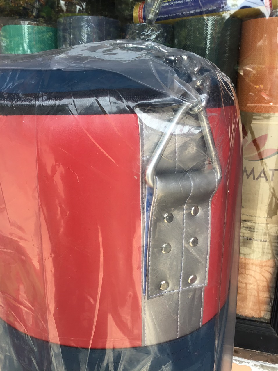 BAO ĐẤM BOXING 1M20 CÓ DÂY XÍCH( HÌNH TẠI SHOP)