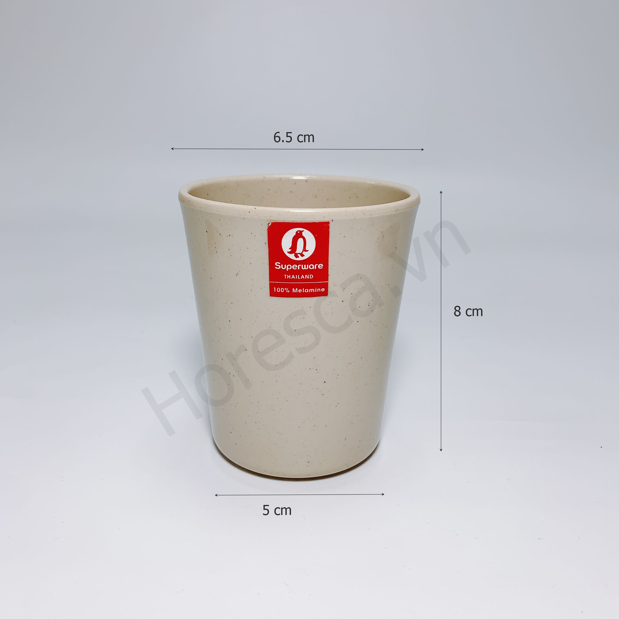 Cốc SUPERWARE Nhựa Phíp 100% Melamine Nâu Đá - Stone