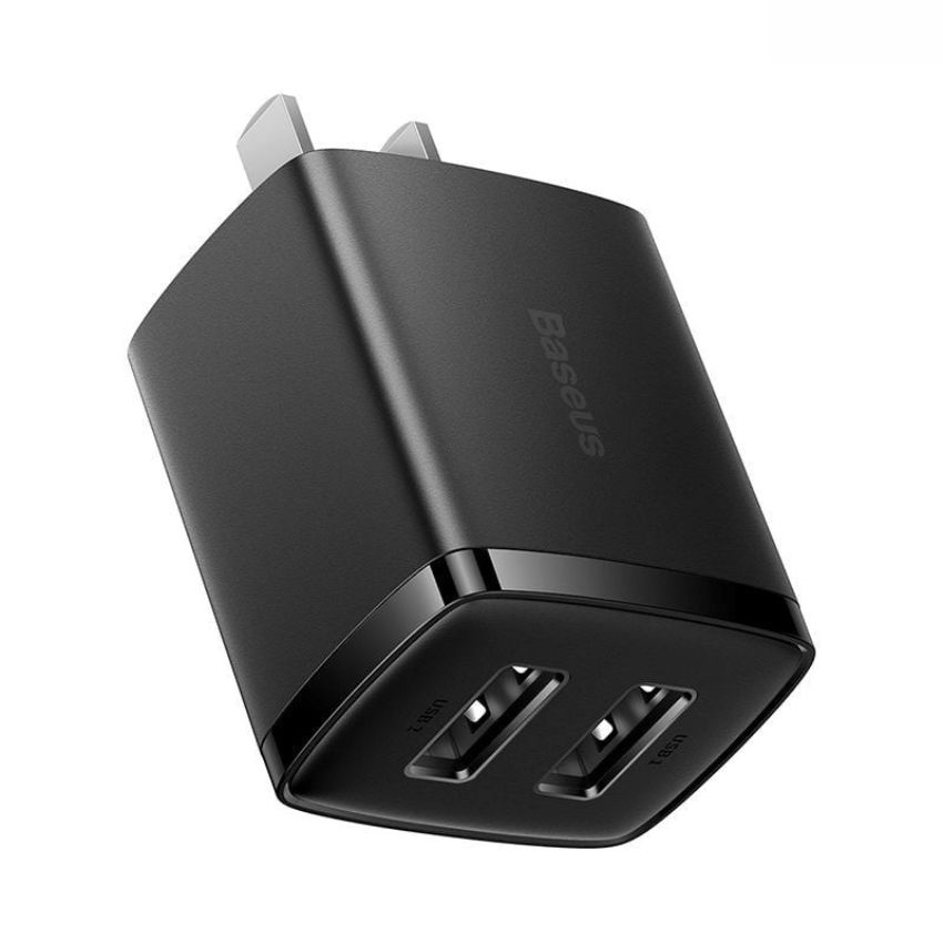 Baseus Compact Charger 2 USB Ports 10.5W Ccxj