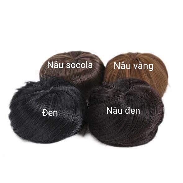 [ hàng loại 1 ] tóc giả nữ búi tỏi cao cấp, tóc giả búi, tóc búi củ tỏi, tóc búi phồng