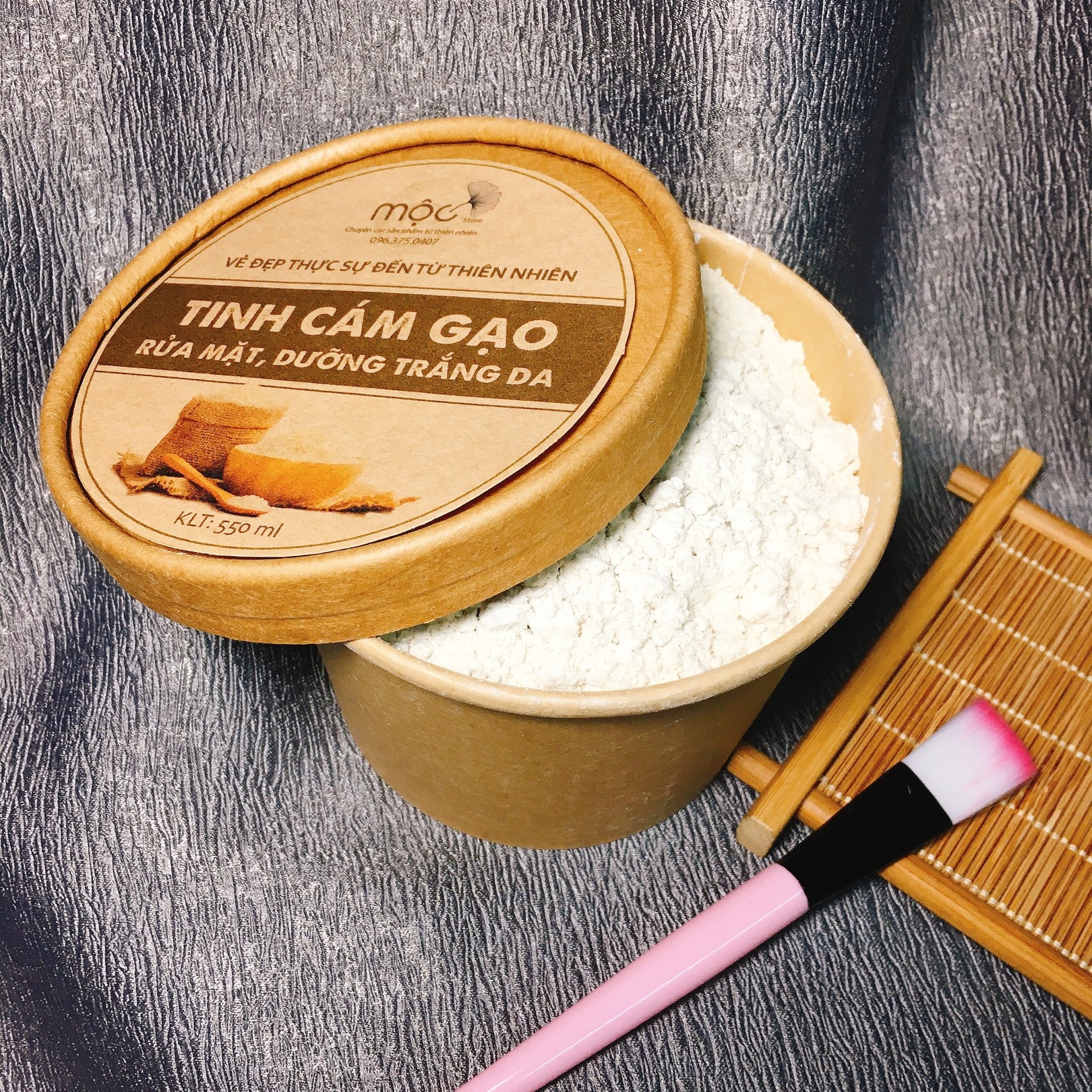 Tinh cám gạo sữa nguyên chất MỘC - trắng da, dưỡng da mềm mại, thu nhỏ lỗ chân lông và săn chắc da túi dùng thử 10g, chai 100/200ml handmade