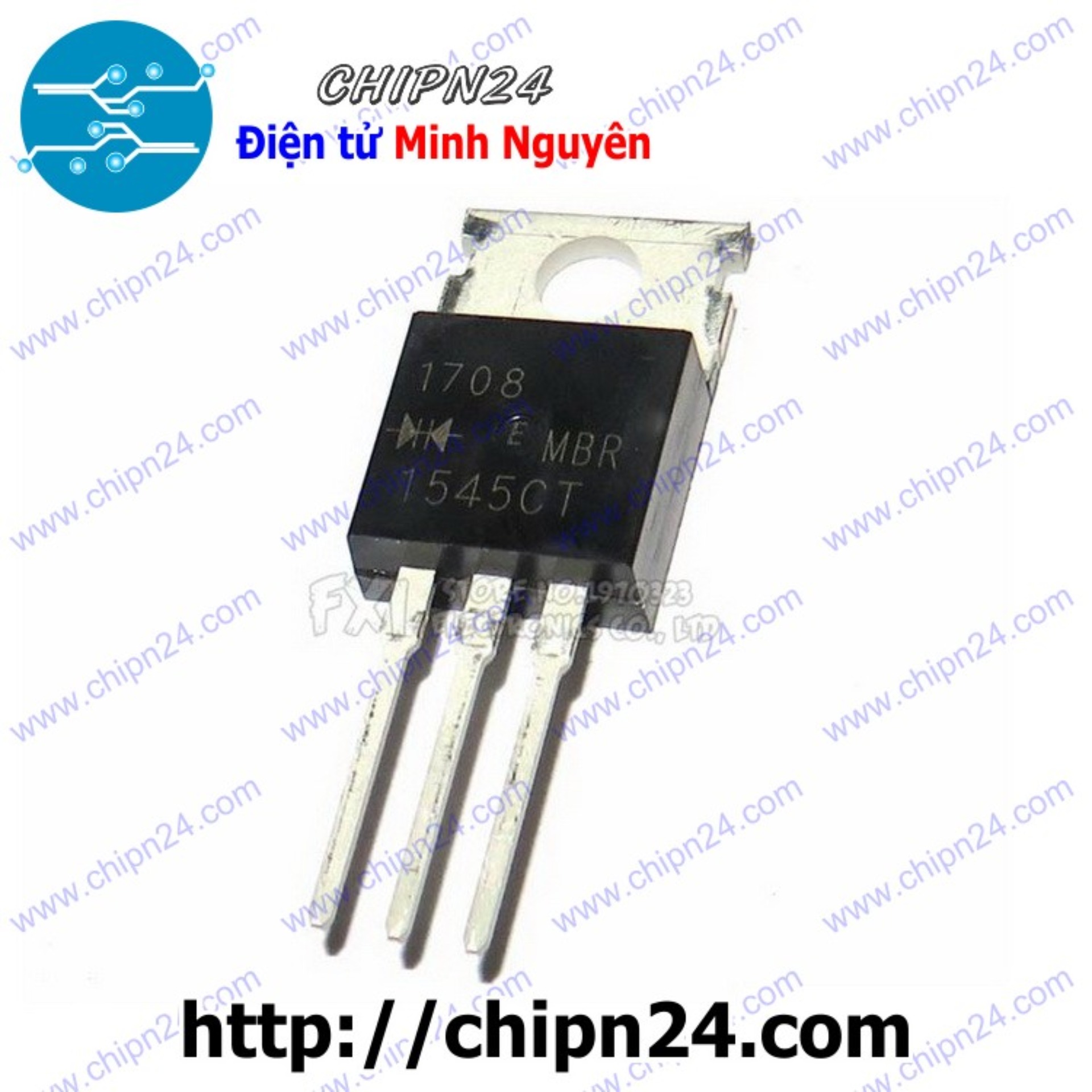 Diode mbr1545 15a 45v to-220