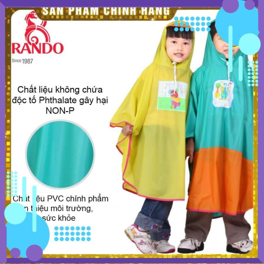 Áo Mưa Rando Bướm Trẻ Em Cao Cấp