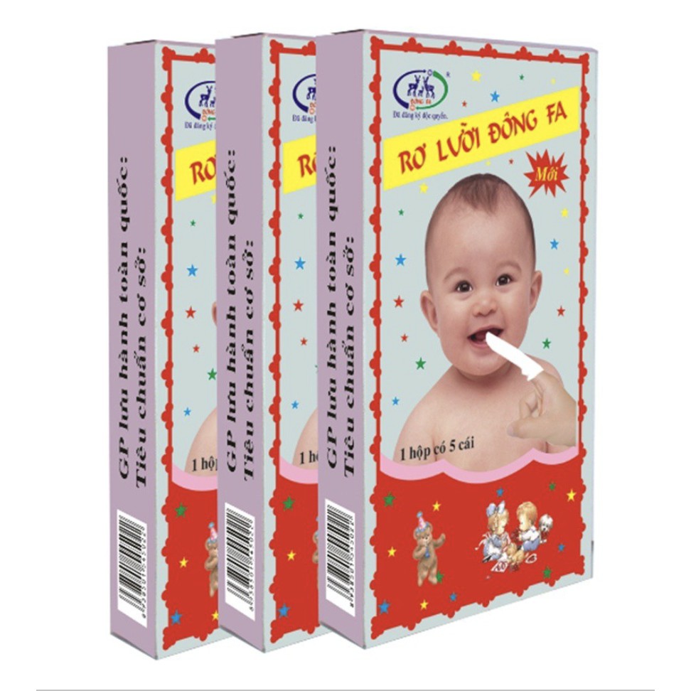 Combo 50 Gạc rơ lưỡi Đông Pha (10 hộp, 1 hộp 5 cái)
