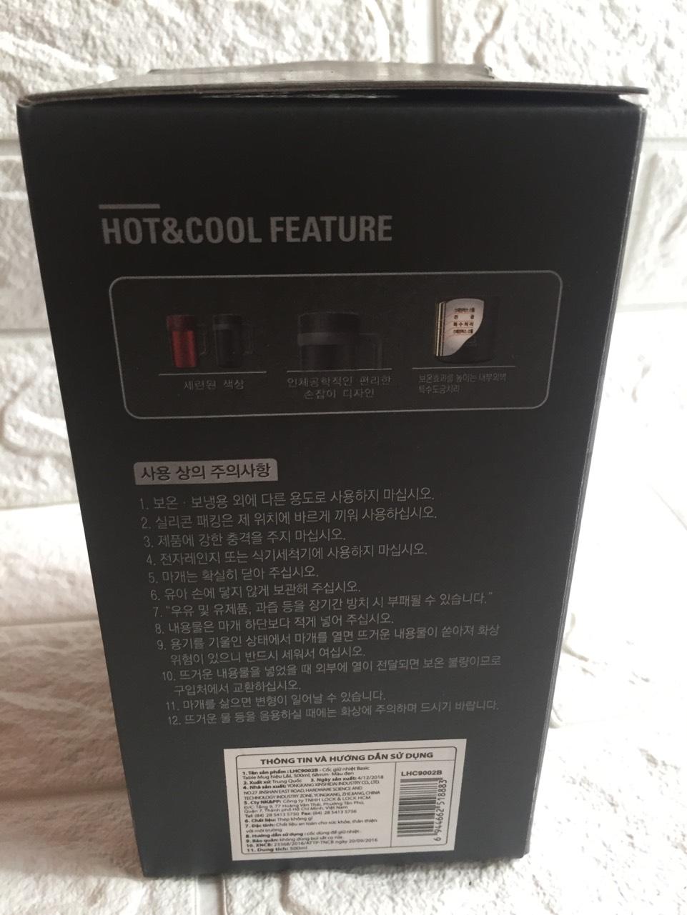 CỐC GIỮ NHIỆT LOCK&LOCK LHC9002 500ml