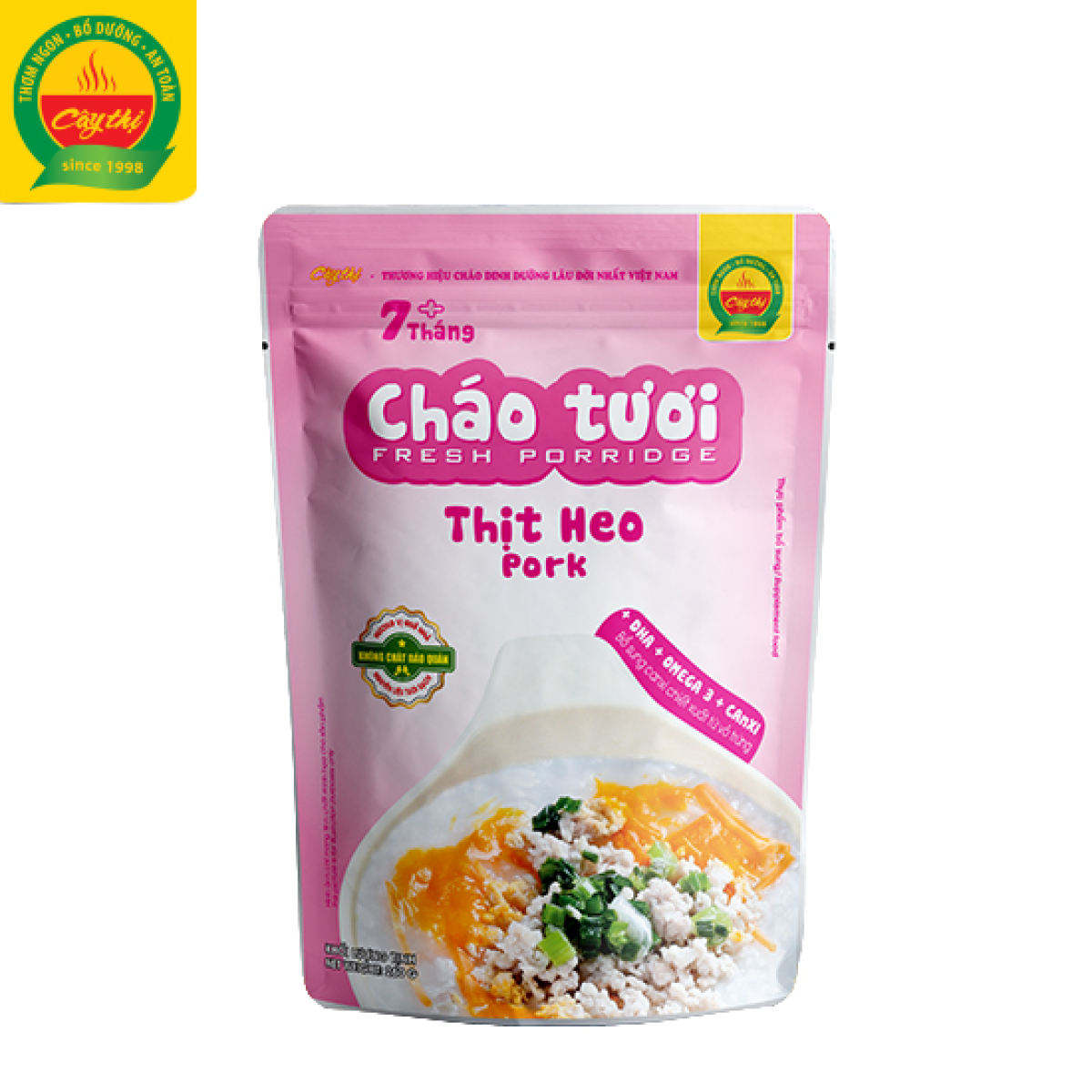 Cháo Tươi Cây Thị - Rau củ thập cẩm 260g (Mở gói ăn ngay)