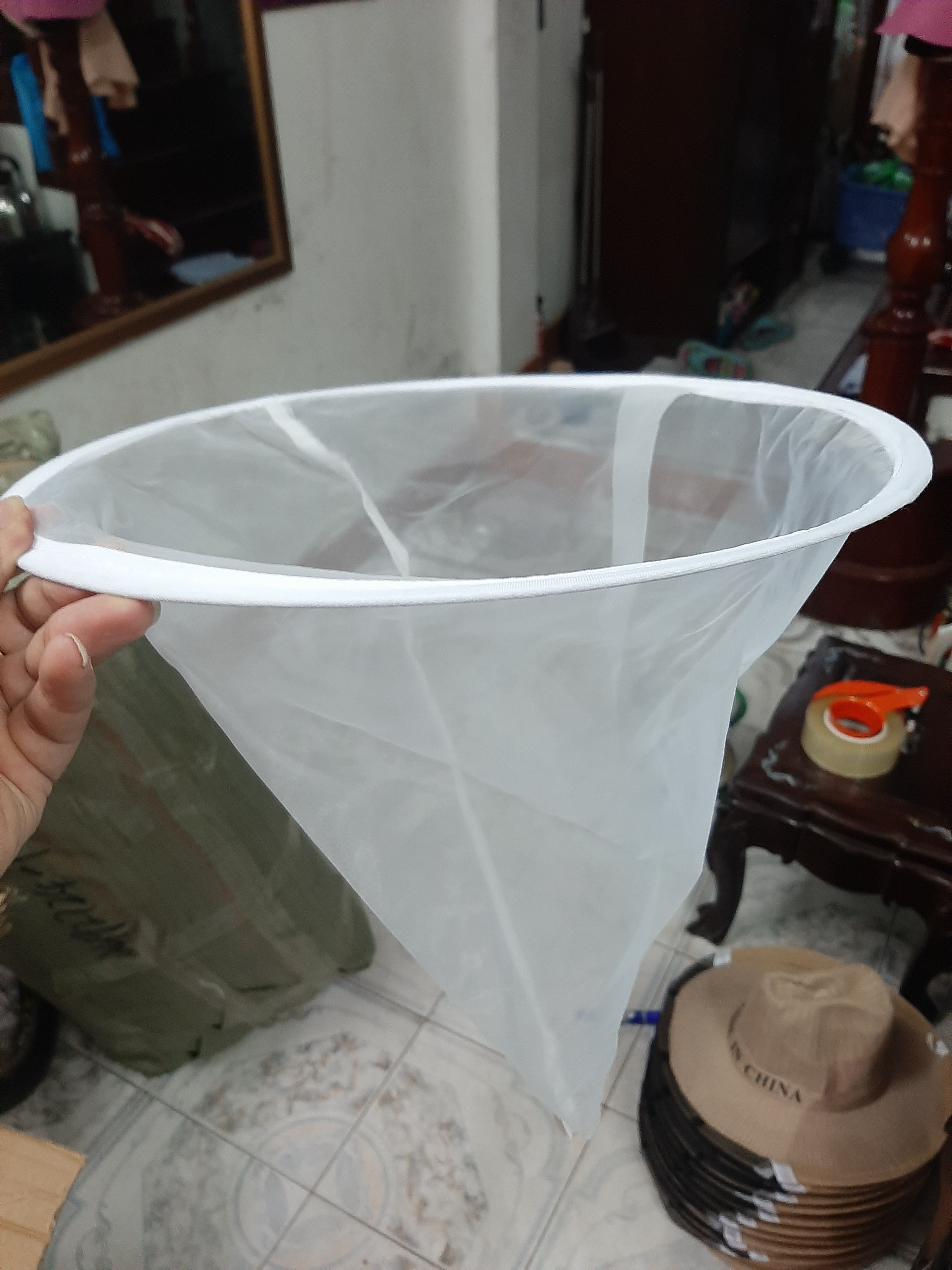 TÚI LƯỚI LỌC MẬT ONG HÌNH NÓN
