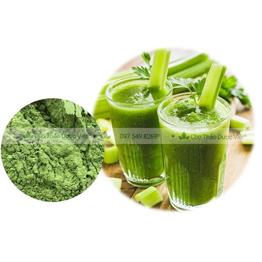 Bột cần tây sấy lạnh 100g, nguyên chất, thơm, mịn, pha uống giúp đẹp da, detox, giảm cân