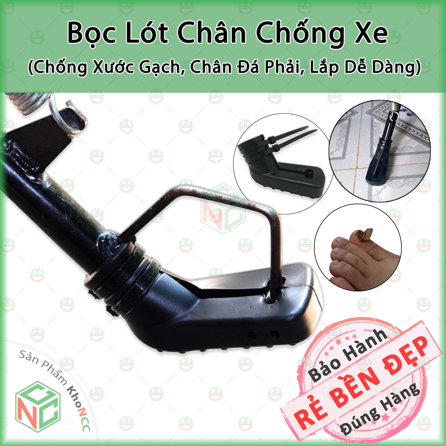 Lót cao su chân chống xe máy hàng sịn