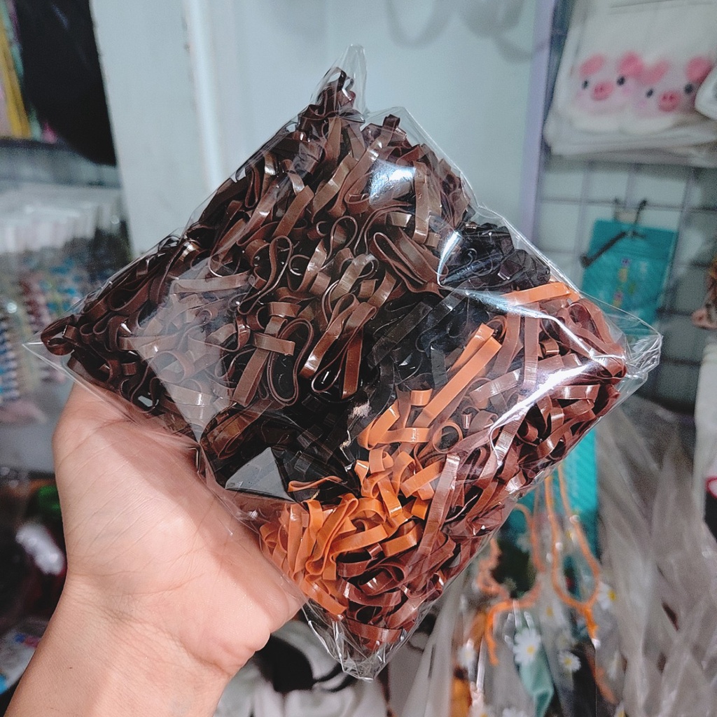 Sỉ 0.5 kg thun buộc tóc thái siêu dẻo dai