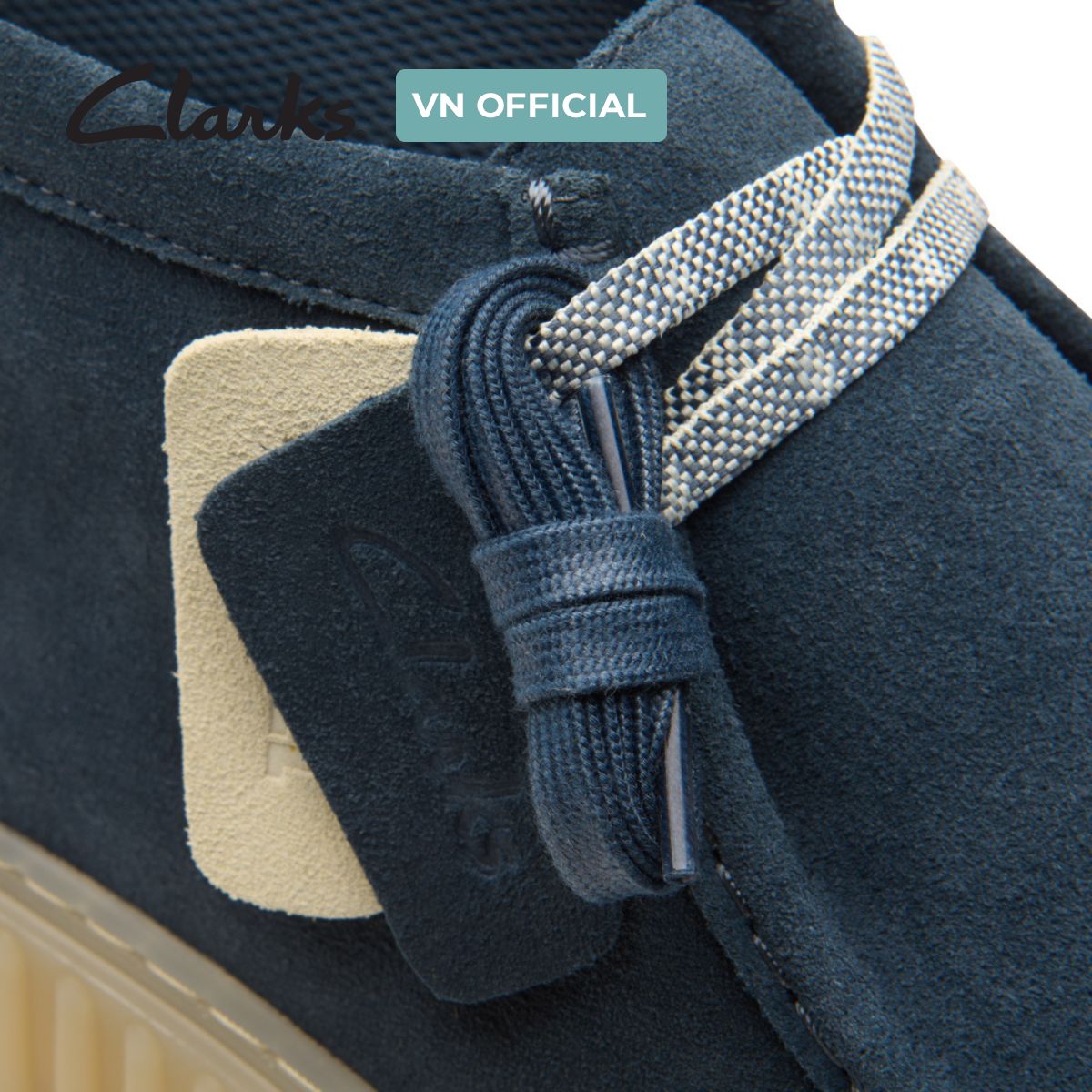 Giày Bốt Da Lộn Nam Clarks - Torhill Hi