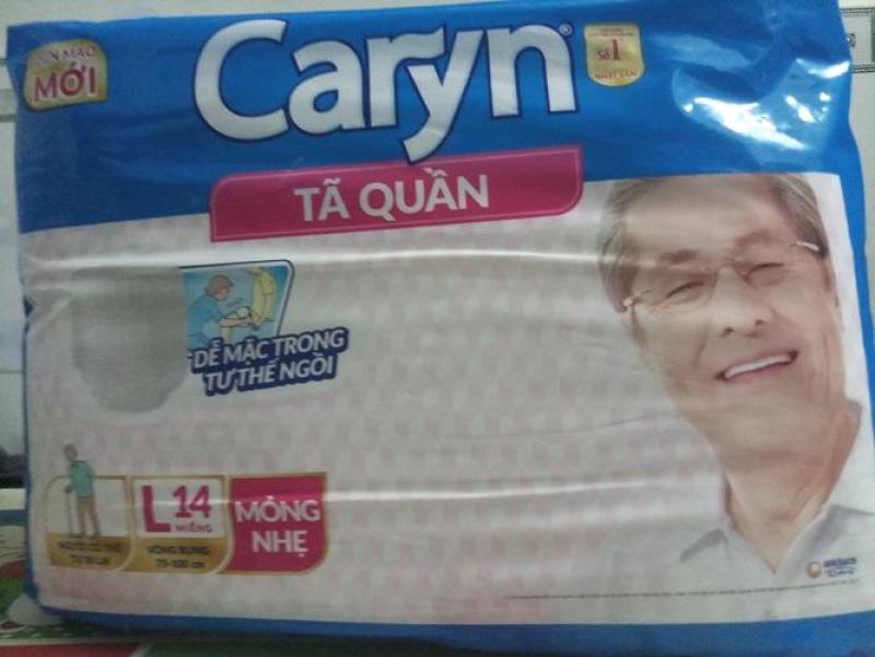 Tã Quần Caryn L14 miếng mỏng nhẹ_vòng bụng 75-100cm tốt nhất