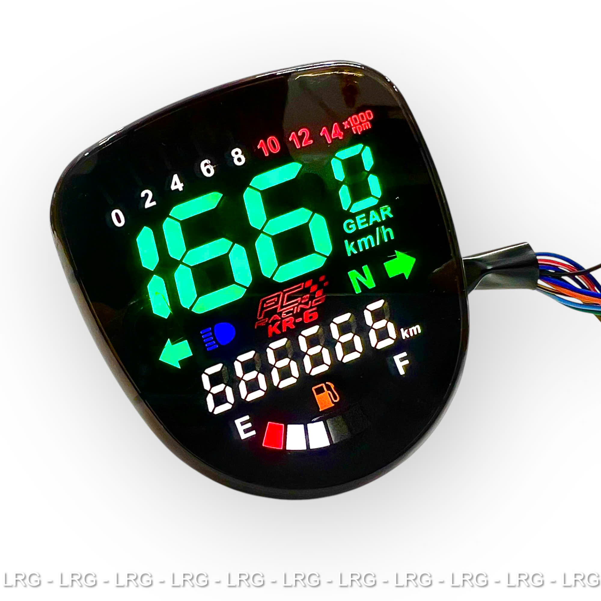 Đồng Hồ Đo Tốc Độ Xe Máy Cub LCD Điện Tử