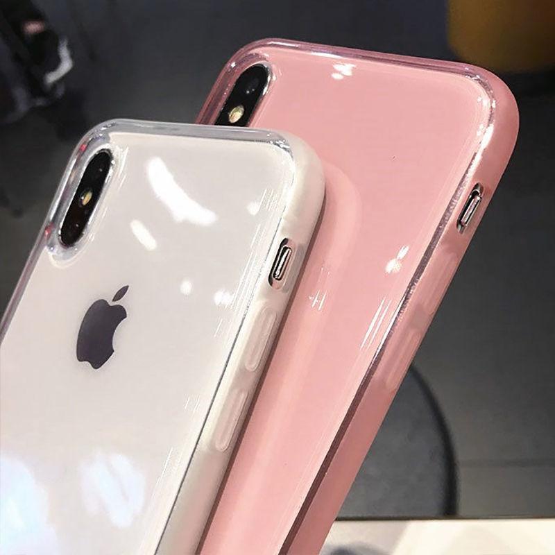 [ IPHONE ] Ốp Lưng 6 Màu Trong Suốt Cao Cấp