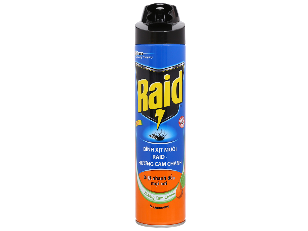 (Mới) Bình Xịt Côn Trùng Raid 600ml- Xịt Muỗi, Xịt Côn Trùng