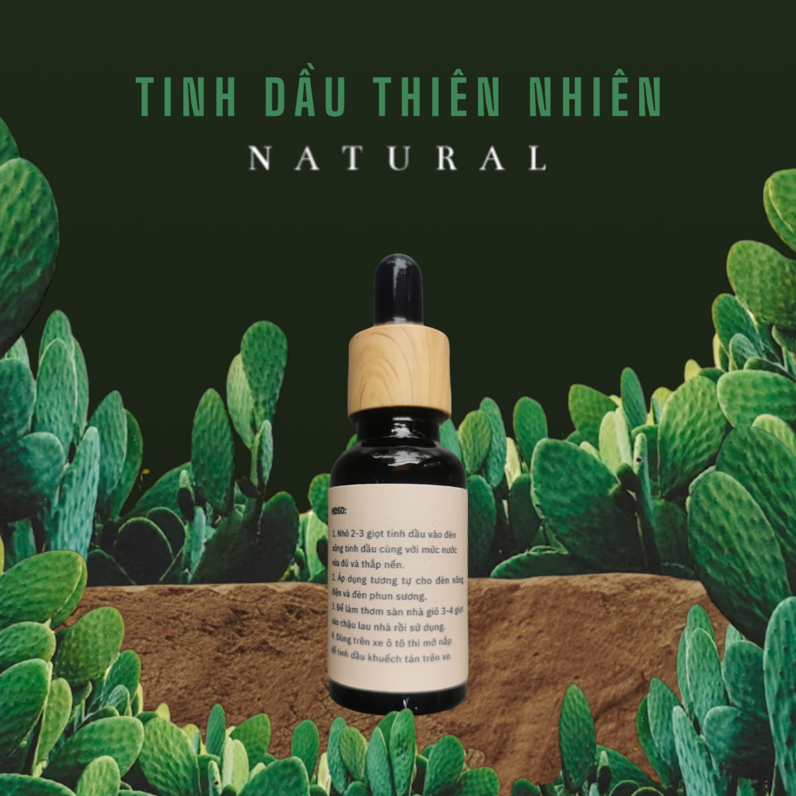 Tinh dầu bạc hà đậm đặc lọ 20ml