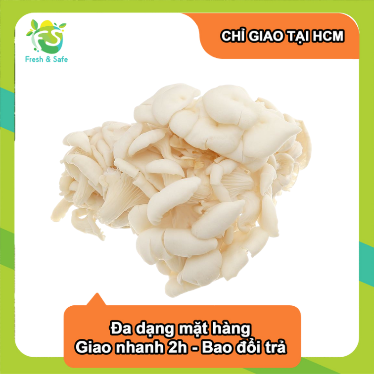 [Chỉ Giao HCM] Nấm Bào Ngư Trắng- 250g