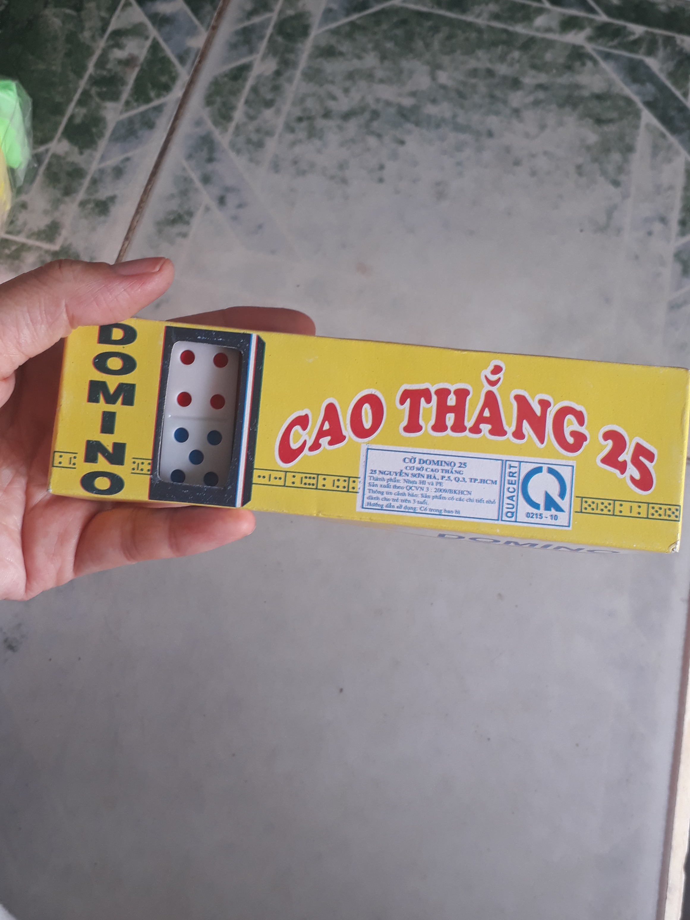Cờ domino bằng nhựa