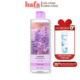 Nước Hoa Hồng Derladie Lavender Natural Moisture Toner 500ml + Bông Tẩy Trang Ceiba 80 Miếng thumbnail